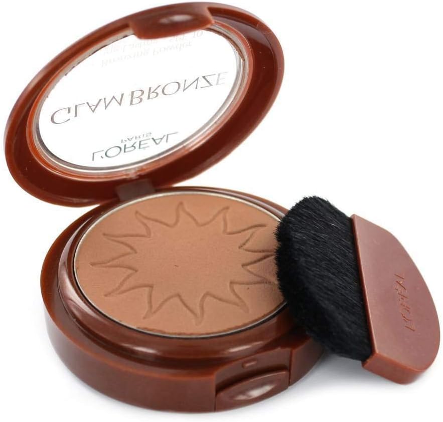 L'Oreal Glam Bronze Powder 04 Universal Sun SPF10 Bronzing Compact with Mirror