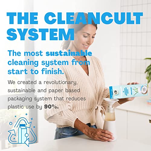 Cleancult Liquid Laundry Detergent Refills, Sea Spray & Aloe, 32oz, 3