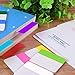SIQUK 840 Pieces Tabs 2 inch Sticky Tabs Index Tabs Page Markers Colored Page Tabs for Reading Notes, Books and File Folders, 42 Sets 12 Colors