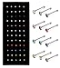 FUNRUN 60pcs Stainless Steel Assorted Crystals Piercing Jewelry Nose Studs Rings Pins Mix Color Box Set 1.5mm