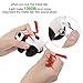 Halcent 130dB Safe Sound Personal Alarm Safety Keychain Mini Panda Safety Alarm SOS Panic Alarm with Location APP for Women Elderly Kids Night Workers