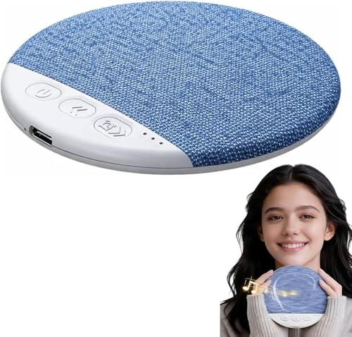 Last page® 2026 New Bluetooth Sleep Pillow Speaker, Wireless White Noise Pillow Speaker with Timer, Ultra-Thin Stereo Bass Private Sleep Speaker for Adults Kids (Blue)