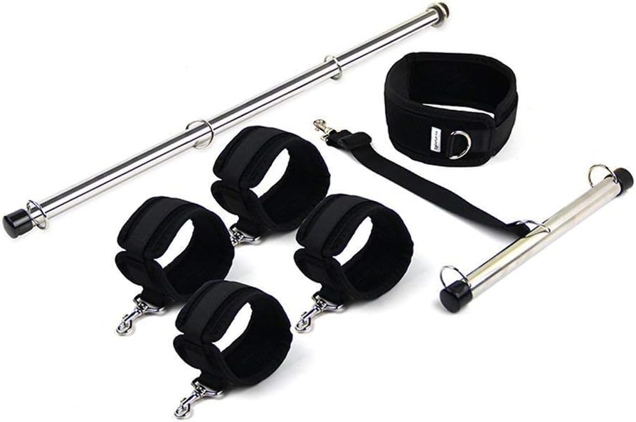 HBVAN Exercise Spreader Bar Position Master Thigh Spreader Adjustable DIY Kit Cuffs Restraint Steel Sports Yoga Hand Muscles Tool For leg