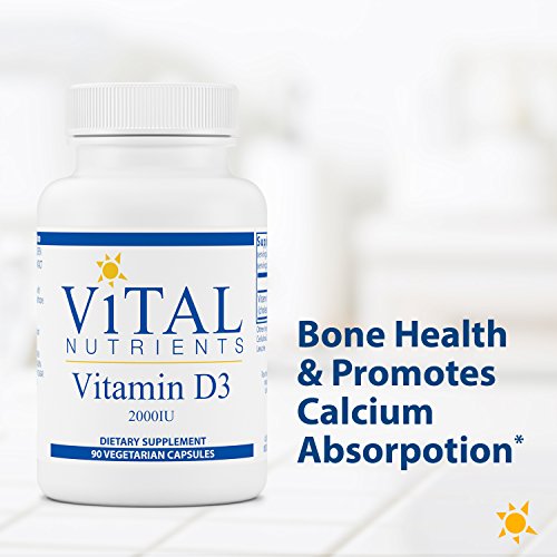 image for Vital Nutrients - Vitamin D3 2,000 IU - Supports Calcium Absorption an
