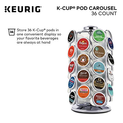 Keurig Storage Carousel, Coffee Pod Storage, Holds up to 36 Keurig K
