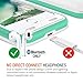 Trianium iPhone 8 Plus / 7 Plus Battery Case, Atomic Pro 4200mAh Extended Battery Charging Case Compatible with Apple iPhone 7 Plus and iPhone 8 Plus (5.5”) [ White/Turquoise] Power Juice Bank Case