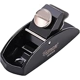 Hoteche Mini Wood Plane - Adjustable Smoothing Bench Hand Planer for Woodworking and Trimming - 3.5-Inch Jointer Plane with 1-Inch Blade
