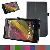 HP 10 G2 2301 Case,Mama Mouth PU Leather Folio 2-folding Stand Cover for 10.1