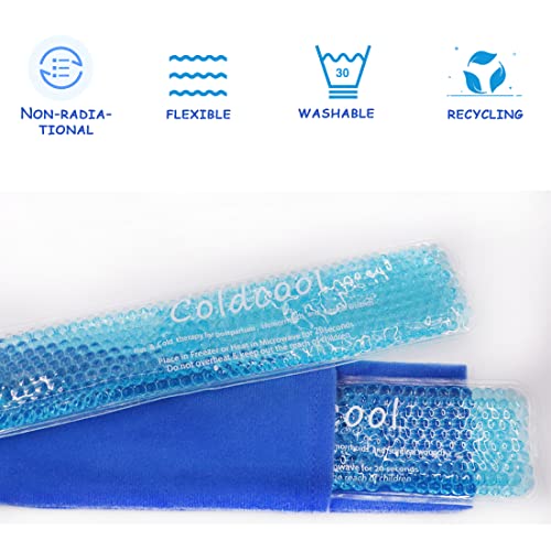 Postpartum ice Packs, Reusable Perineal Cooling Pack, Pad Postpartum and Hemorrhoid Pain Relief, Hot & Cold Packs for Women After Pregnancy and Delivery (Blue-1)