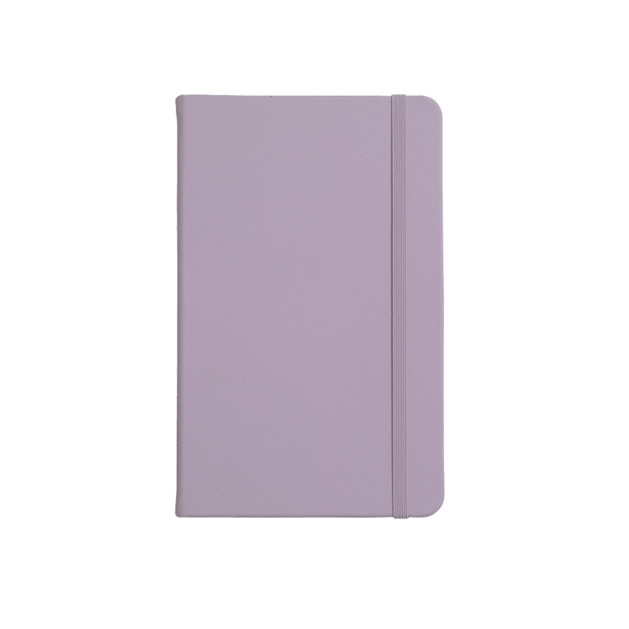 Papier Everyday Notebook - Lilac, 13 x 21cm | Lined Journal Book with Expandable Back Pocket | For Note Taking, Journalling, List Making, School, University Essentials or the Office | FSC Paper