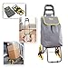 Climb Cart by BulbHead - The Folding Cart That Climbs Stairs with Ease - Holds up to 75 Pounds (1 Pack)