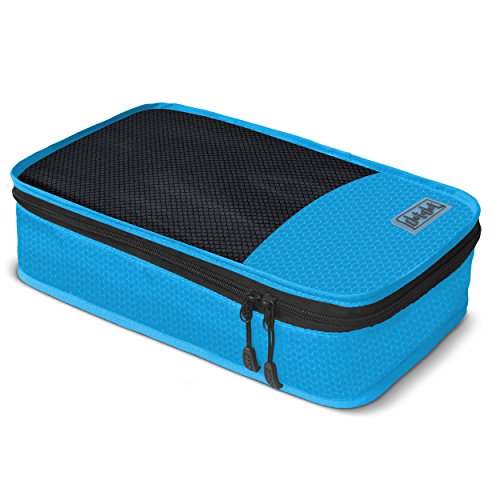 Dot&Dot - Shoe Bag - Convenient Packing System For Your Shoes When Traveling - Space Saver Bag - Protects Your Clothes From Dirt And Smell Of Your Shoes - Easy And Quick Access To Your Shoes While You Travel (Light Blue) - Thumbnail 4