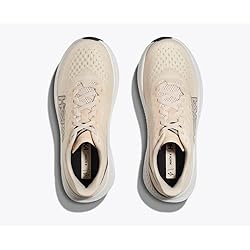 Hoka Women's Mach 6 Sneaker, Eggnog/Vanilla, 6.5 Wide