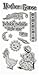Graphic 45 Mother Goose Cling Stamps-1, Set of 9