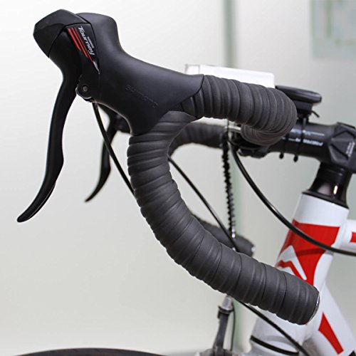 Bicycle Handlebar Tape Gel Bar Tape Wrap for Road Bikes and Cycling (Pink)