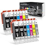 GPC Image Compatible Ink Cartridge Replacement for Canon 250XL 251XL PGI-250XL CLI-251XL to use with Pixma MX922 MG7520 MG5520 MG5420 MG6620 (4 PGBK,2 Black,2 Cyan,2 Magenta,2 Yellow,2 Gray) 14-Pack