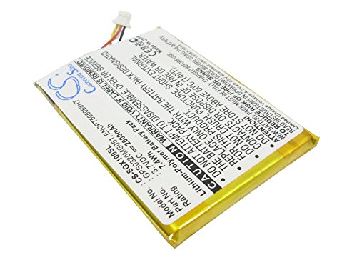 2000mAh Battery For SkyGolf SkyCaddie SGXw, SkyCaddie SGX-W, SkyCaddie SGX