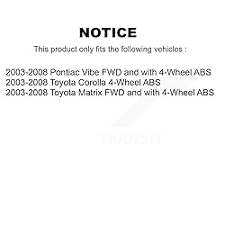 Front Rear Wheel Bearing And Hub Assembly Kit For