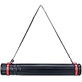 TRANSON Small Poster Tube Storage 17“ to 27” Extendable for Documents Blueprints Artworks Scrolls