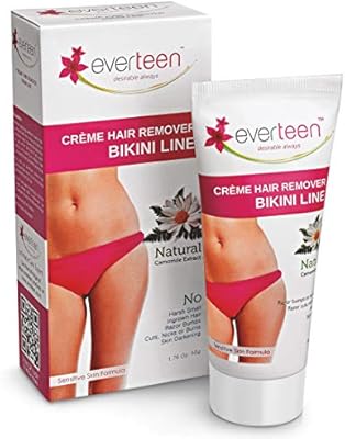 Everteen Hair Remover Creme 50g For Bikini Line Underarms 1