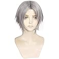 magic acgn Short Silver Grey Cosplay Wig Game Hair fashion Party Halloween Wig