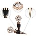 Aytai 5Pack Nautical Compass Wine Bottle Stoppers Wedding Favors for Guests Travel Theme Wedding Party Gift Souvenirs Bachelor Decoration
