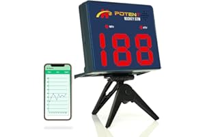Hockey Training Equipment - Speed Radar Gun 2.0 - Instantly & Accurately Measure Shot, Ball, Pitch Speed - Track & Record Pro