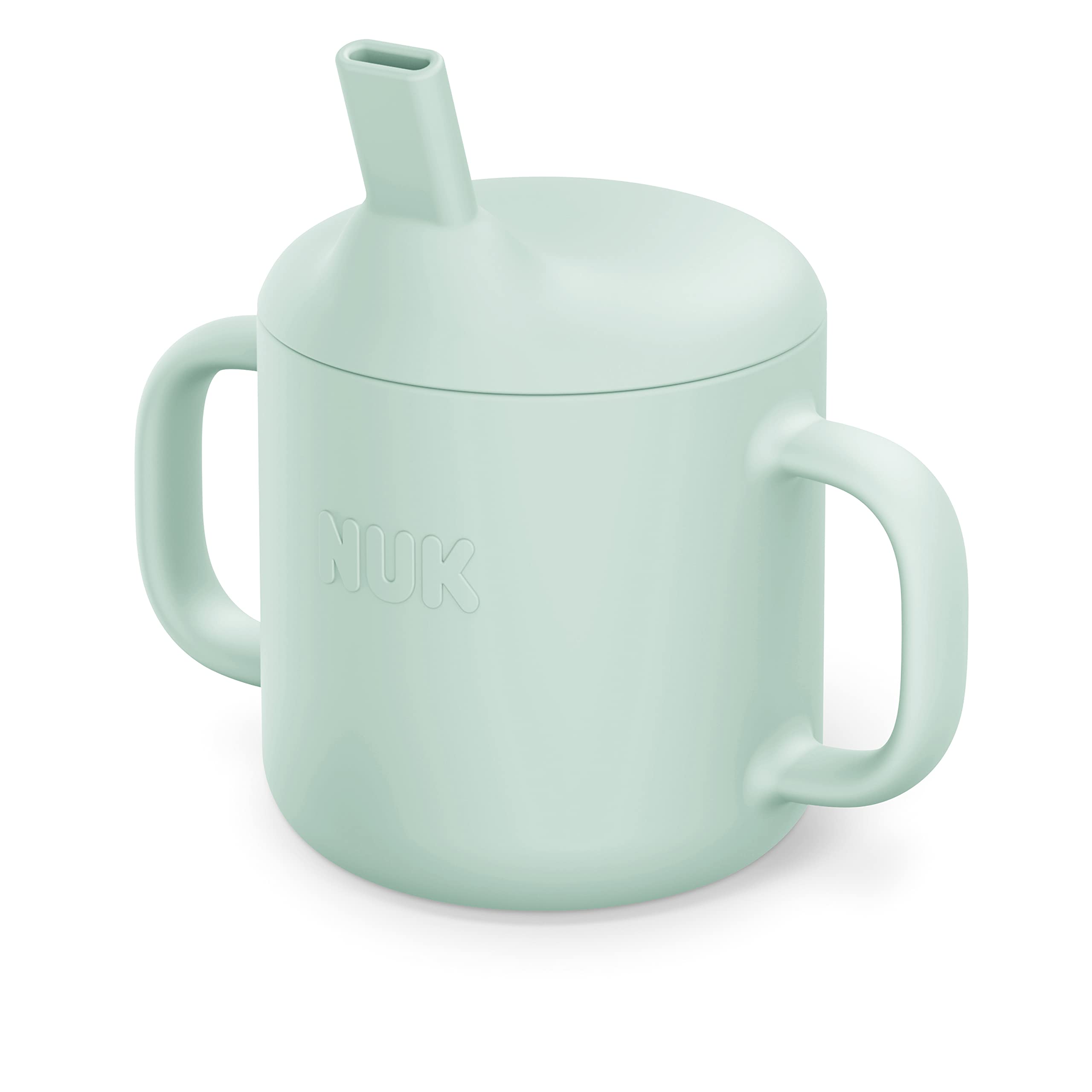 Photo 1 of NUK Silicone Baby Straw Cup, Easy to Grip & Drink, Dishwasher-Safe, BPA-Free, Pack of 1