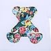 Molil Kids Girls Long Sleeve Irregular Hem Floral Shirt Pants Outfits Set White Large