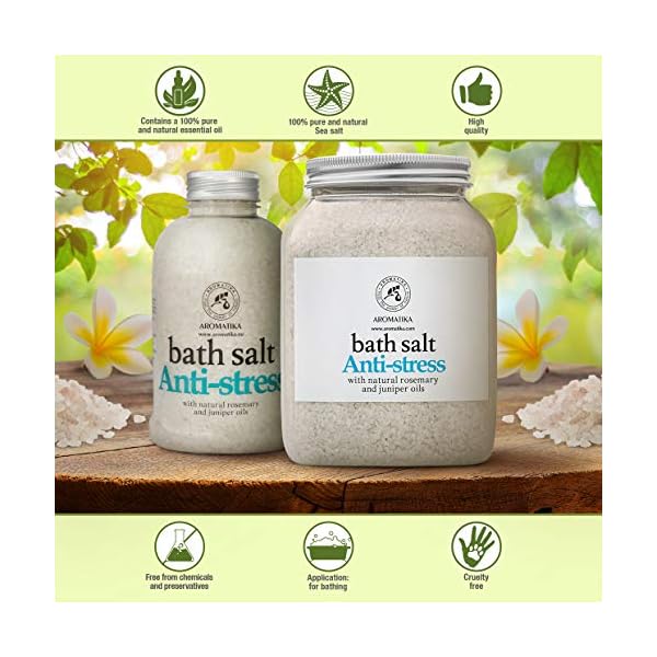 De-Stress-Bath-Salt-1300g-100-Natural-Pure-with-Essential-Oils-Rosemary-Juniper-Best-for-Good-Sleep-Relaxing-Calming-Body-Care-Beauty-Aromatherapy-Stress-Relief De-Stress Bath Salt 1300g - 100% Natural & Pure with Essential Oils Rosemary & Juniper - Best for Good Sleep - Relaxing…