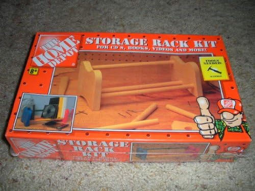 The Home Depot Storage Rack Kit for CD's, Books, Videos and More!