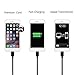 DANTENG 3'/6'/10' Extra Long Charging Cord, Nylon Braided 8 Pin to USB Lightning Charger for iPhone 7/Se/5/5S/6/6S/6 Plus/iPad Air/Mini/iPod - Black/White - 4 Piece
