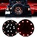 Firebug Jeep 3rd Brake Light LED, Jeep Spare Tire Brake Light, Jeep LED Brake Light, Jeep Accessories Lights for Spare Tire, Jeep Wrangler Spare Tire Brake Light JK JKU 2007 - 2017, Red