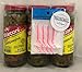 Marconi - The Original Chicago Style Hot Giardiniera - 16 oz (3 Pack) with 20ct Dental Flossers in a Prime Time Direct Sealed Bag