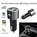 FM Transmitter, Auledio Wireless In-Car Bluetooth Hands Free Car Kit Radio Adapter with 5V/3.4A USB Car Charger Support USB Flash Driver for iPhone 7 Plus, Samsung S7 Edge Smartphones and More