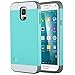 ULAK Galaxy S5 Case, S5 Case, Knox Armor 2in1 Hybrid Dual Layer Slim Shockproof Protective Case Cover for Samsung Galaxy S5 / Galaxy SV/Galaxy S V/Galaxy i9600 2014 Light Blue/Gray