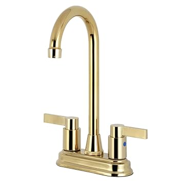 Kingston Brass Kb8492ndl Nuvofusion 4 Inch Centerset Bar Faucet