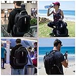 Core-Gaming-Laptop-Backpack-From-Mobile-Edge-Core-Gaming-173-Inch-External-USB-30-Quick-Charge-Port-wBuilt-in-Charging-Cable-Patch-Panel-Black-wRed-Trim-MECGBPV1