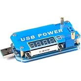 JESSINIE DC-DC Buck Boost 15W Voltage Converter Adjustable USB Power Supply Module 5V to 3.3V 9V 12V 24V 30V CV CC Step Up Module DP2 LCD Display Step Down Voltage Regulator Transformer with Shell