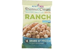 NutriWise - By Doctors Weight Loss NutriWise - Ranch Protein Crisps | 7/Bags | Healthy Delicious Diet Snack | Gluten Free, Low Fat, Low Sugar, Low Carb