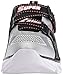 Skechers Kids Boys' Hypno-Flash Light Up Loafer, Silver/Red, 2.5 M US Little Kid