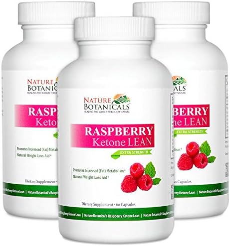 Nature Botanicals Raspberry Ketone LEAN, Weight Loss Supplement (3 Pack)