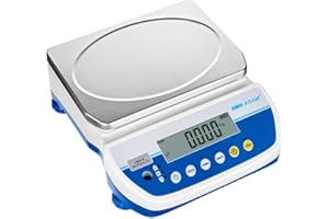 Adam Equipment LBX 6- Latitude Compact Bench Scales- Cap: 12lb/6kg, Readability: 0.002lb/1g Industrial Scale, Digital Scale, for Warehouse, Shipping & Receiving, Manufacturing, Built-in Battery