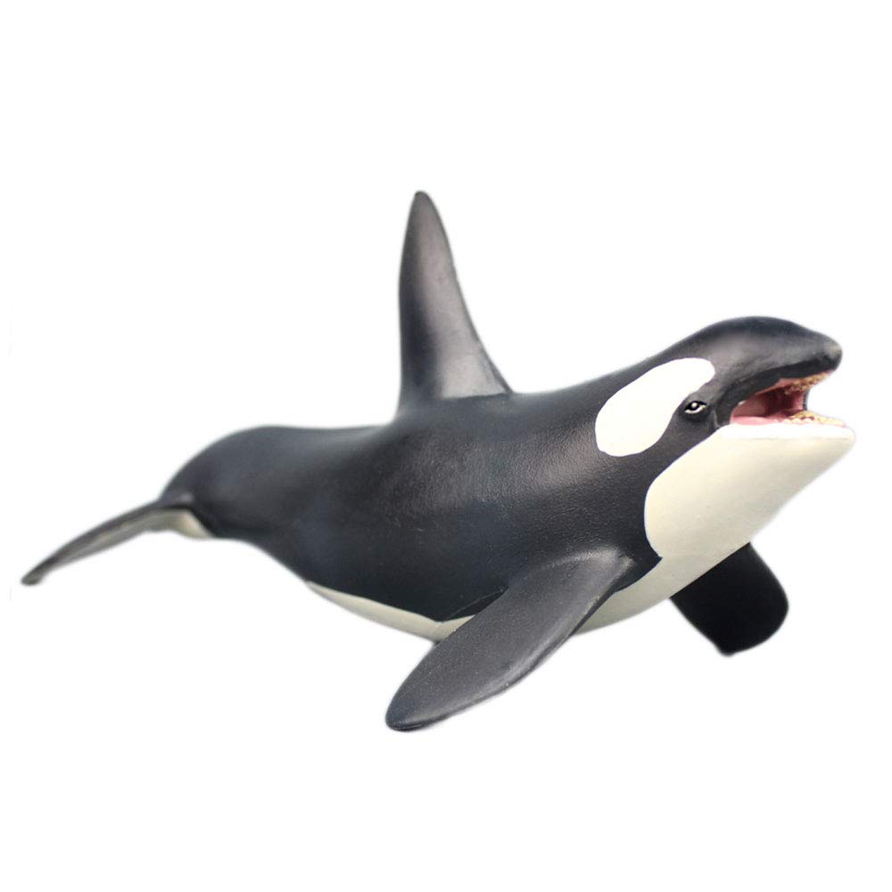 The Orca Blackfish Aquarium Decor, The Strongest Fighter Killer Whale Figure Aquarium Ornament Fish Tank Landscape Artificial Sea Life Replica Decoration Accessories