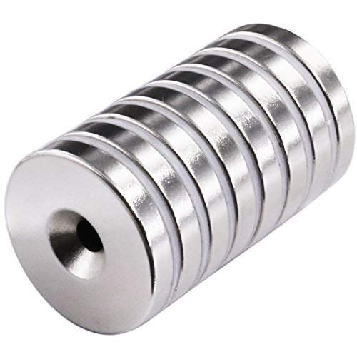 2 Neodymium+Countersunk+Magnets+Permanent+Magnets
