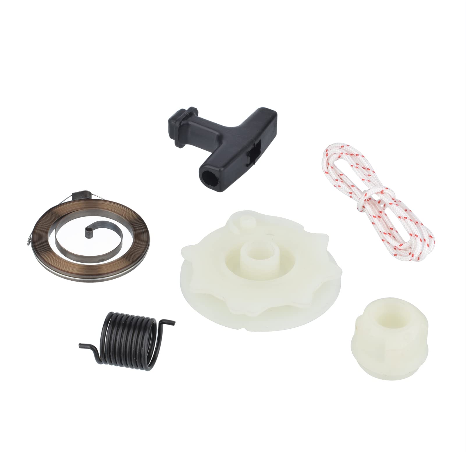 Cancanle Recoil Starter Pulley Spring Hub Rope Repair Kit for Husqvarna 137 142 E 235 236 240 E Chainsaw
