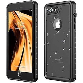 AJIA iPhone 7 Plus Waterproof Case,iPhone 8 Plus Waterproof Case 360° Full Body Protection IP68 Underwater Shockproof Dirtproof Sandproof Waterproof Case for iPhone 7 Plus/iPhone 8 Plus(5.5')