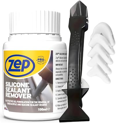 Zep Silicone Sealant Remover & Silicone Remover Tool 100ml Set