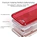 iPhone 6s Plus Case, Imikoko™ Fashion Luxury Protective Hybrid Beauty Crystal Rhinestone Sparkle Glitter Hard Diamond Case Cover for iPhone 6s/6 Plus (Bling Rose Gold) (Red)