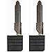 qualitykeylessplus Two Smart Key Card Replacement Blade Inserts for Mazda No Transponder Chip Uncut with Free KEYTAG